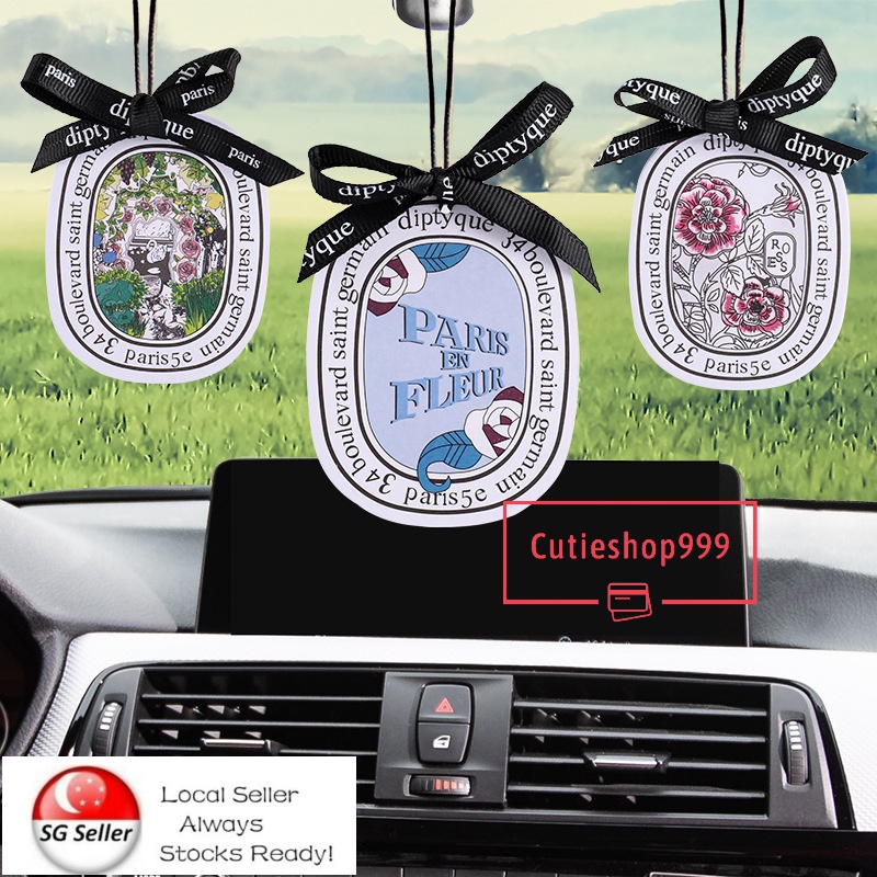SG SELLER? Diptyque car/wardrobe/drawer air freshener, perfumes, hanging type perfume, aromatherapy and natural scented