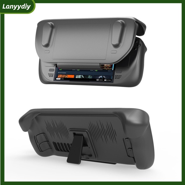 lA Case Set With Bracket Ultra-thin Protective Case Removable Cover Compatible For Steam Deck Host Game Accessories