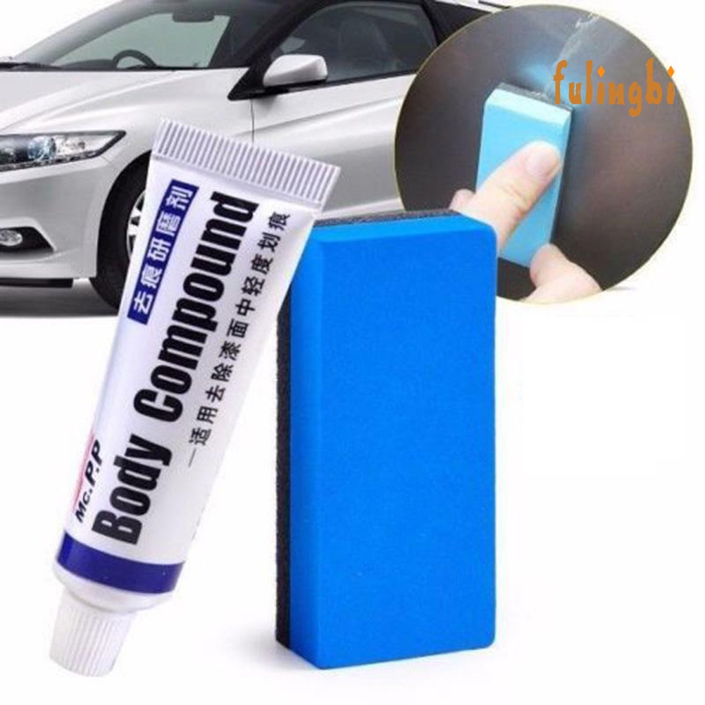(fulingbi)15ml Scratch Repair Removal Eraser Decontamination Polish Car Wax Sponge