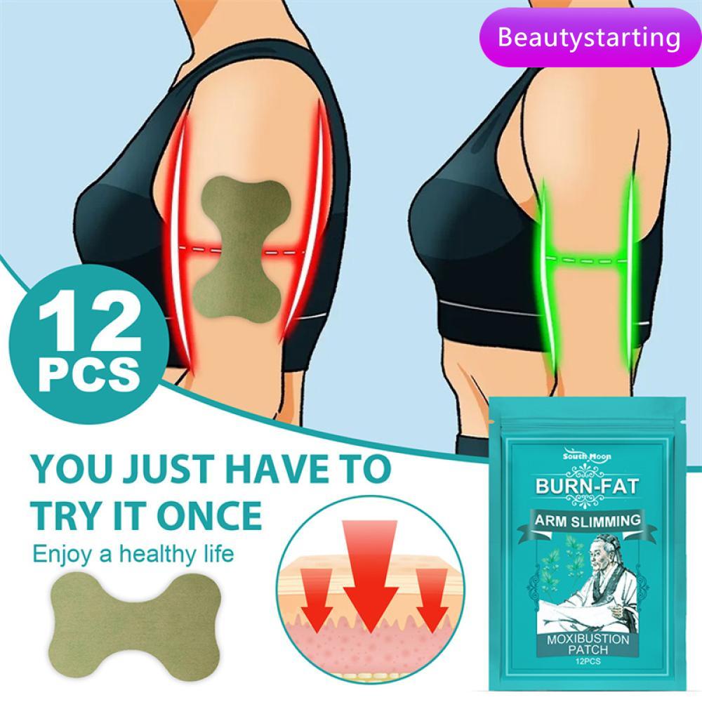 Beautylife| Arm Slimmer Moxibustion Paste Lazy Slimming Beauty Women Men Fat-removing Warm Compress Moxibustion Patches T9Y7
