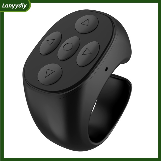 lA Tik Tok Ring Remote Control Portable Bluetooth-compatible Mobile Phone Selfie Timer Page Turner Controller