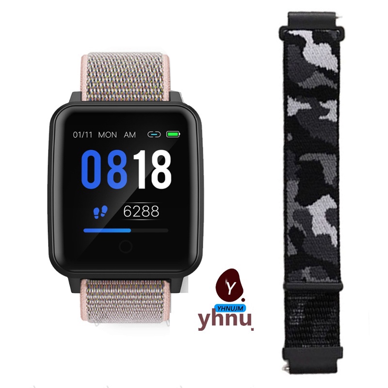 AXTRO Fit 3 Strap Smartwatch Bracelet Watch Wristband Watch Band Nylon Strap Fit3 Tracker Watchband Accessories Screen protector Film