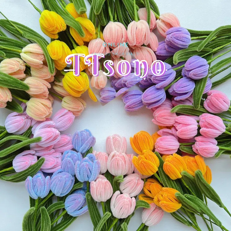 ?32 Colors?DIY 扭扭棒Colourful Chenille Stems, Pipe Cleaners, Craft Stems, Bendable Wire Toys Handmade DIY Craft Supplies