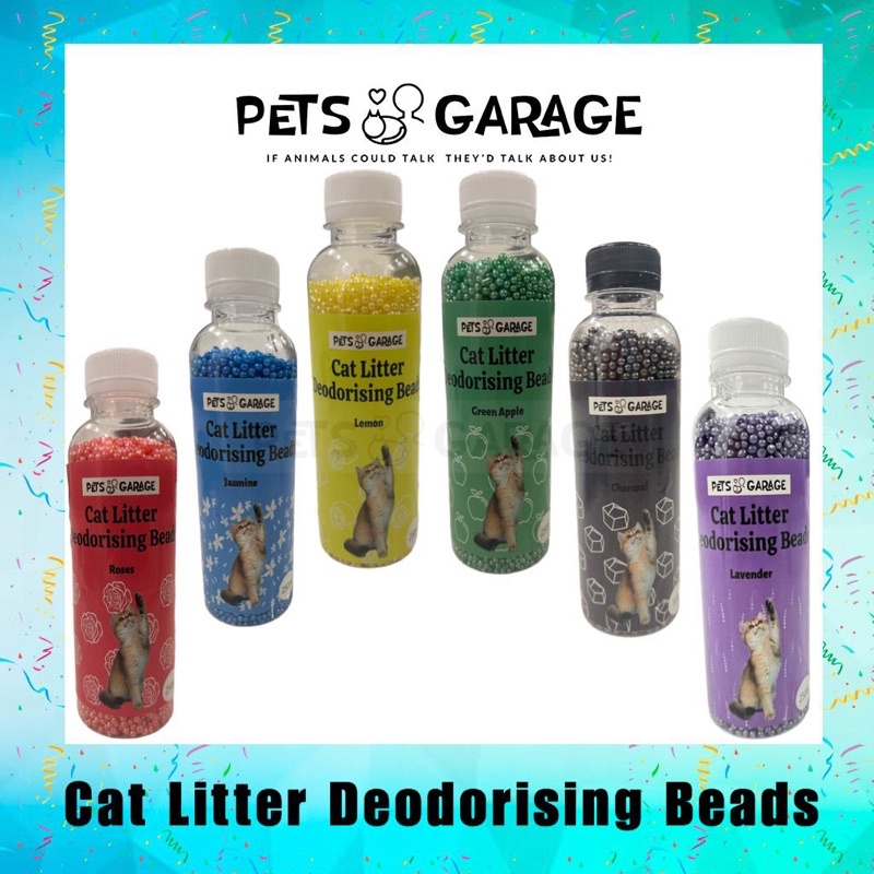 CAT LITTER DEODORISING BEADS (250ML)
