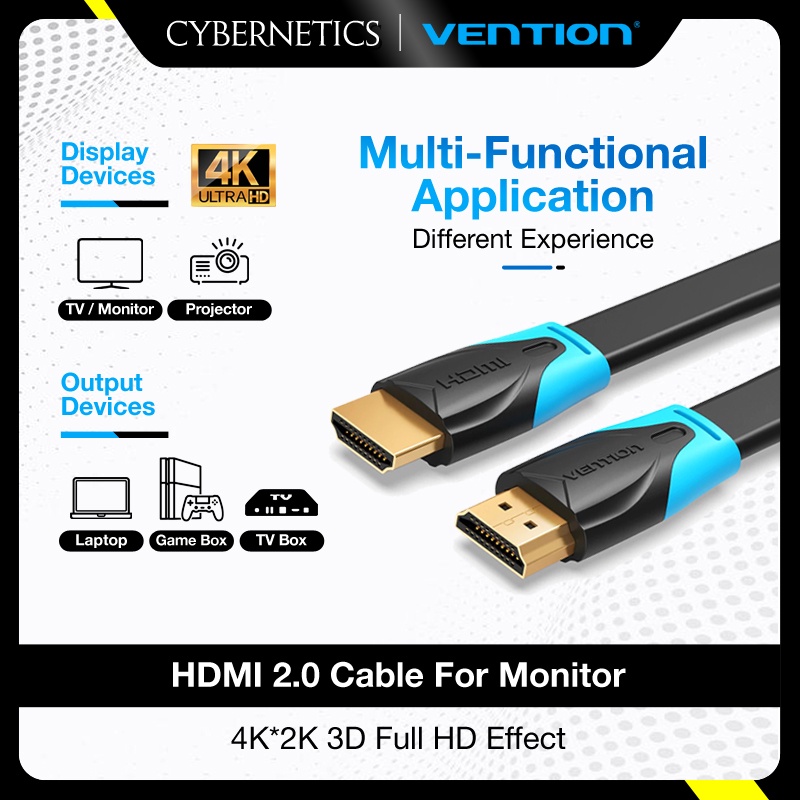 Vention Original HDMI Cable 2.1 8K 4K 60Hz 3D 2160P HDMI Cable 2.0 for Monitor