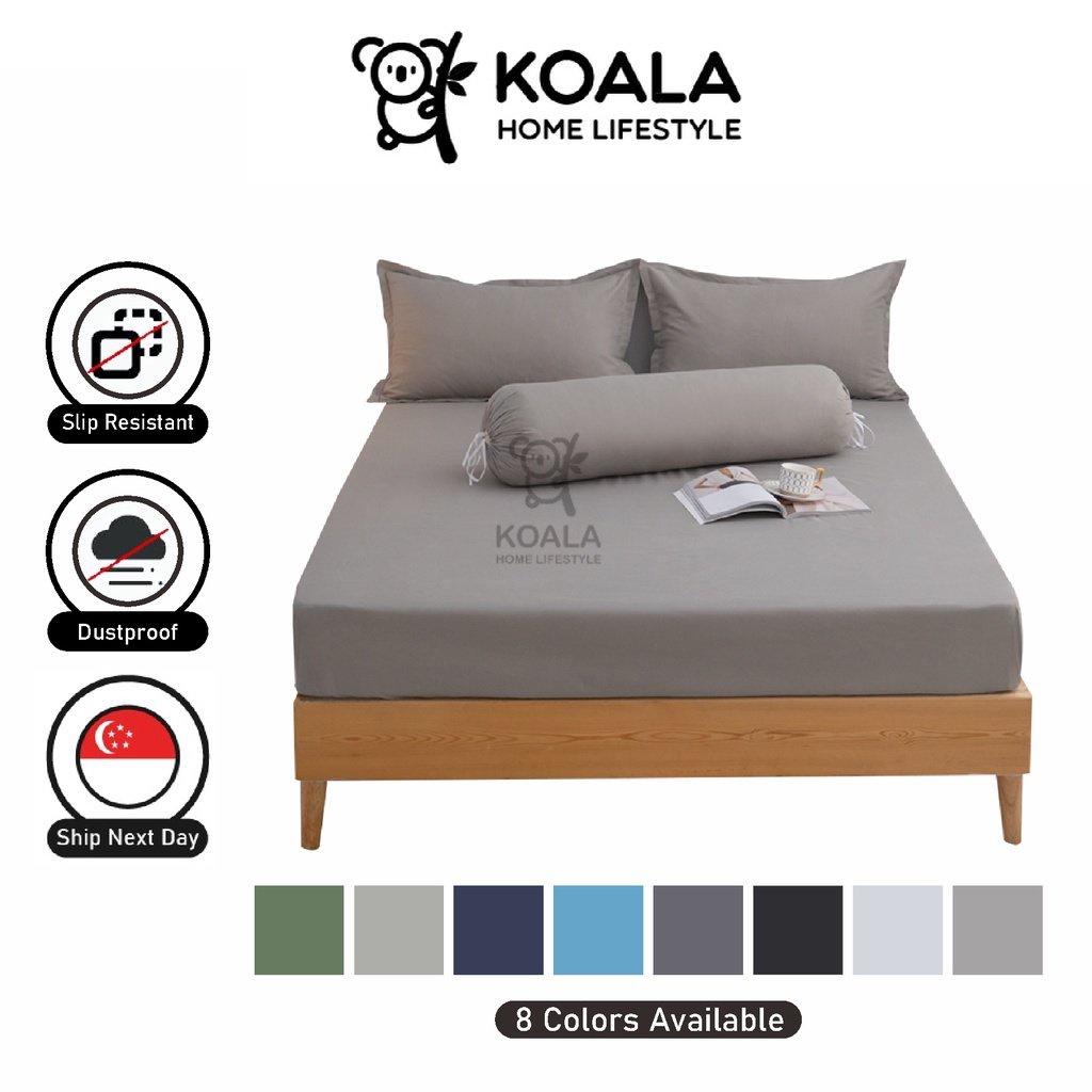 ??4.4LOWEST? Koala Home Bedsheet/Bed Sheet/fitted sheet/Single/Super Single/Queen/King Size Bedsheet