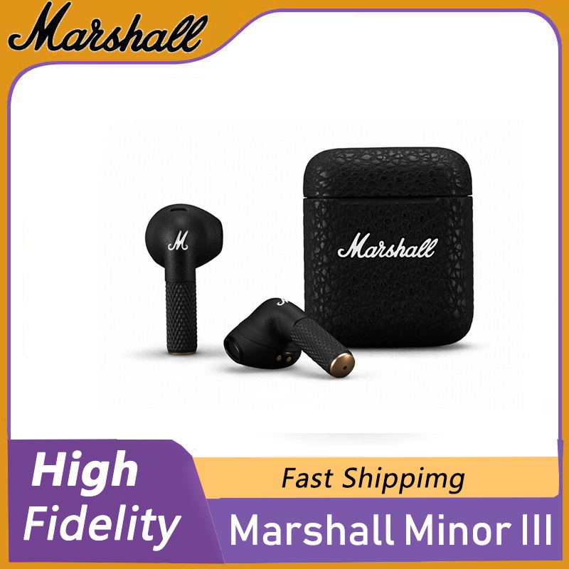 1:1 Copy for Marshall MINOR III True Wireless Blue-tooth Headset Subwoofer Waterproof TWS Music In-ear headphones