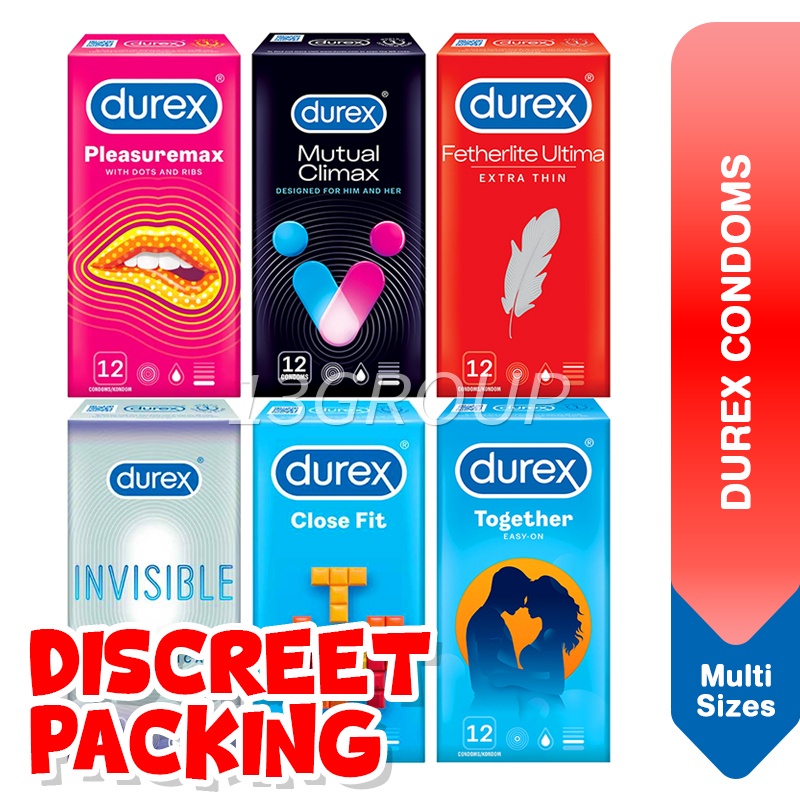 [DISCREET PACKING] Durex Condoms, Assorted