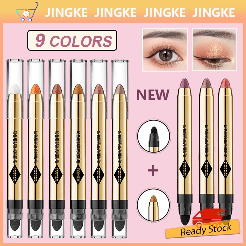 Double-Headed Eyeshadow Stick Highlighter Pen Pearlescent Brightening