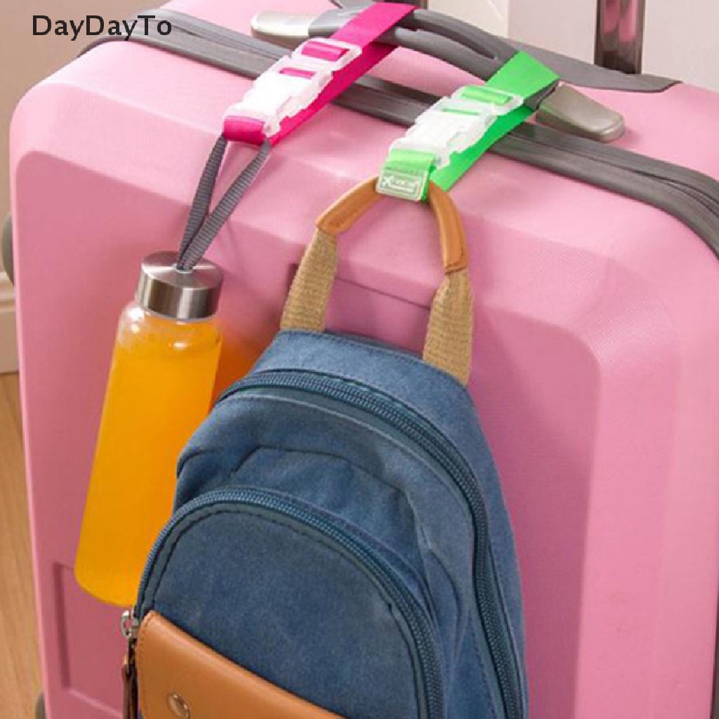 DayDayTo Adjustable Colors Luggage Straps Nylon Hanging Buckle Straps Suitcase Belt sg