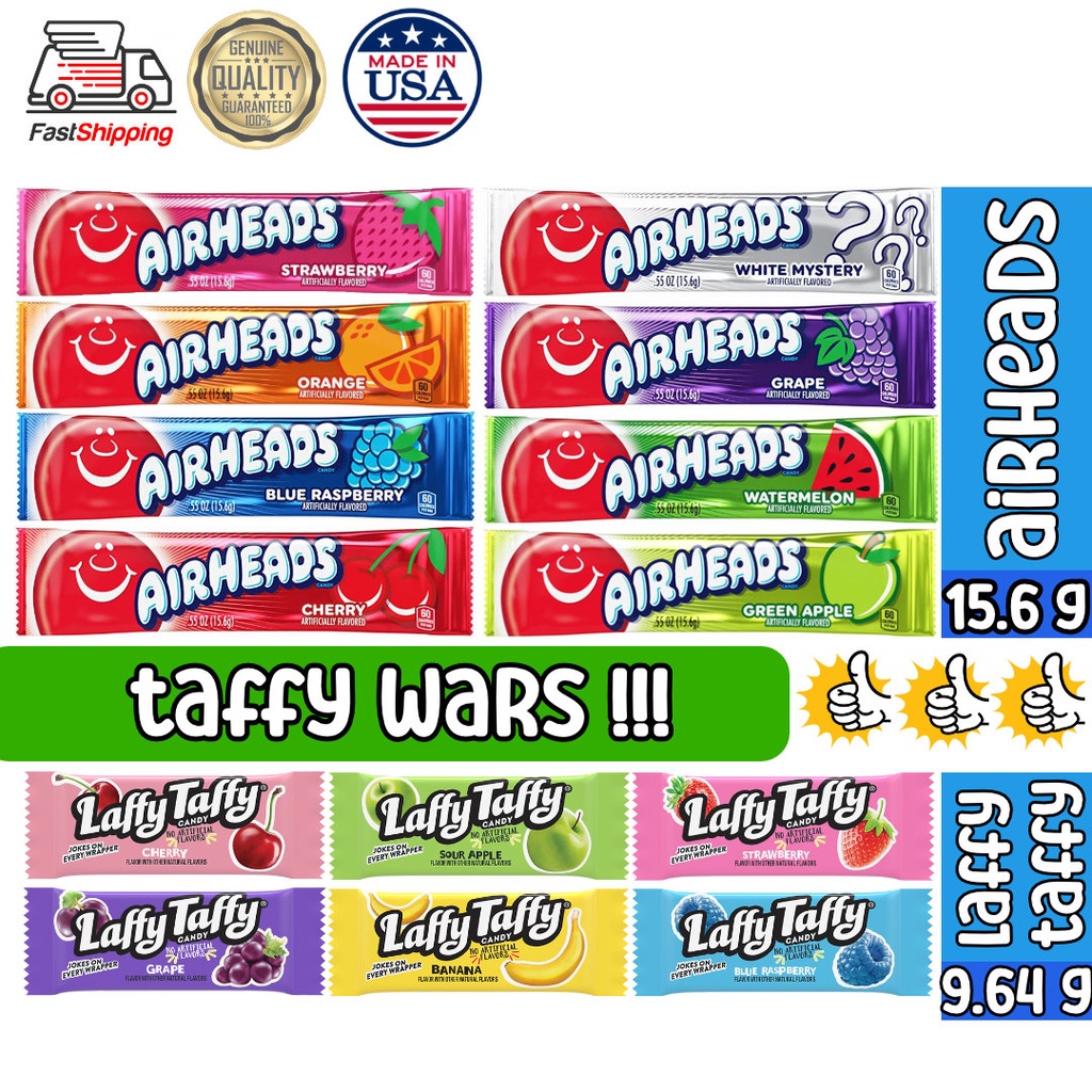 AIRHEADS Candy (1 for 75 cents !!!) & Laffy Taffy