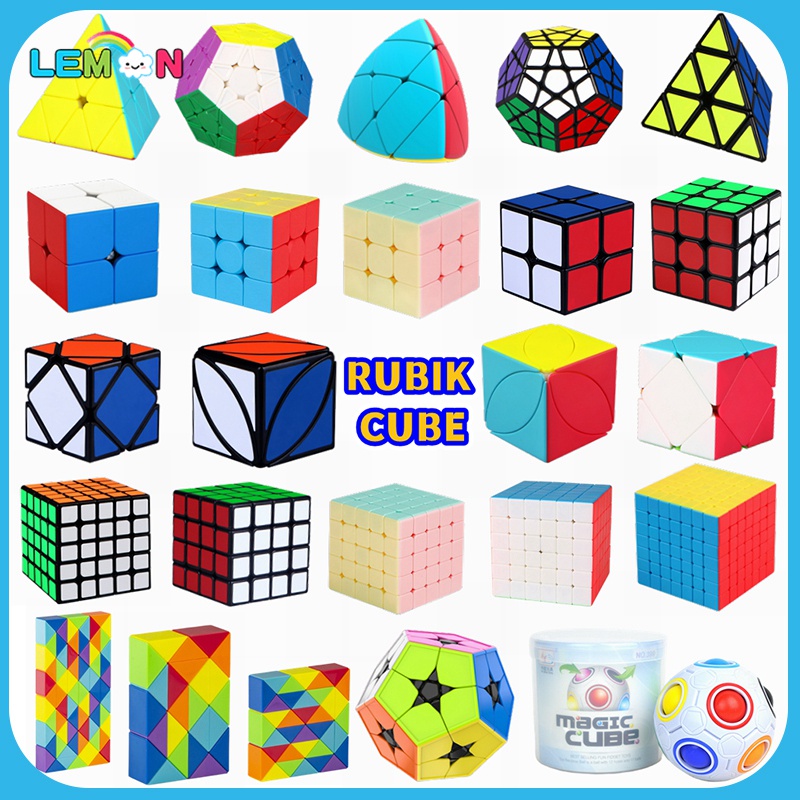 Rubik's Cube Professional Magic Cube Ultra Smooth Color Cubes Table Games Kids Adult Education Decompression Toys Gifts