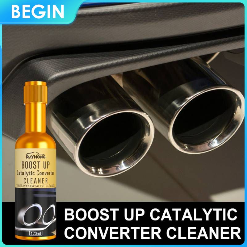 Engine Cleaner Catalytic Converter Cleaner Reduce Fuel Consumption And Bad Smell Multipurpose Engine Booster Cleaner Easy Cleaning 120ml