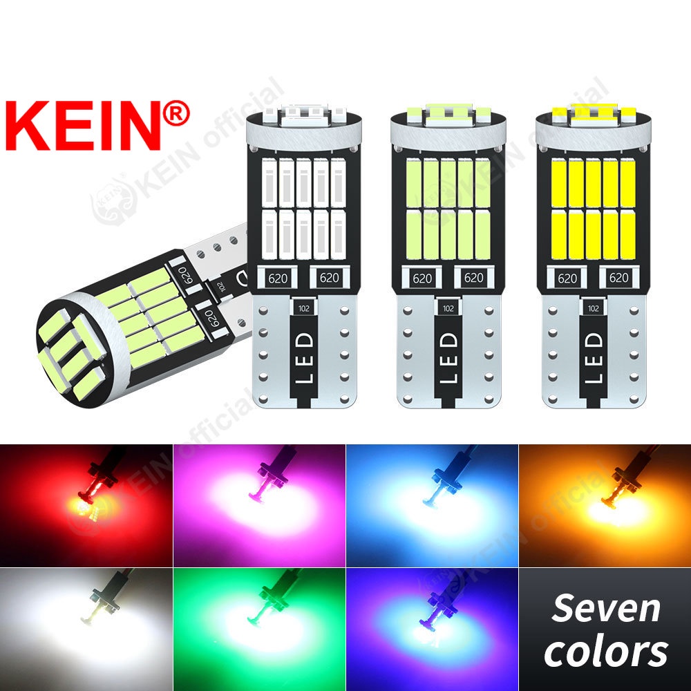 KEIN T10 Led Bulb W5W 194 168 501 Dome Light Peanut Bulb Car Interior Indicator Signal Light Dome Door Parking Light Wedge Side Door Bulb Auto License Plate Reading Motorcycle Led