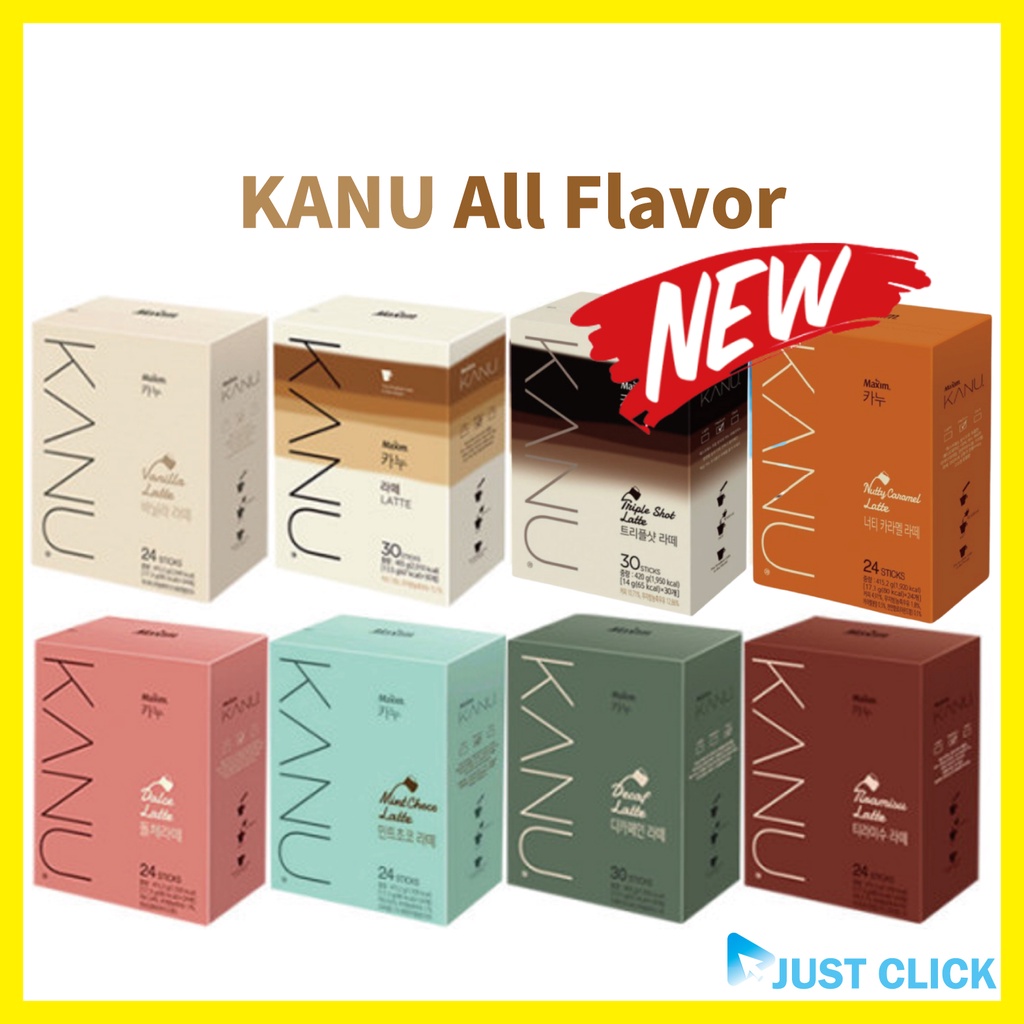 Maxim KANU Latte Americano / ♥Lowest price♥ / Korean coffee Latte Double Shot Decaf Latte  Vanilla Tiramisu Mint choco iced coffee Instant Coffee #Maxim Kanu