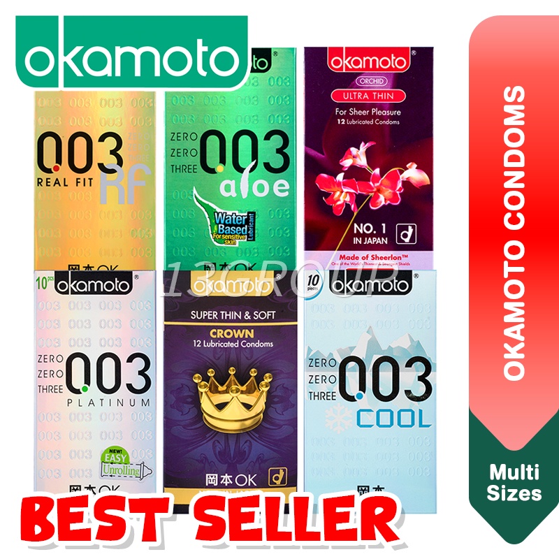 [DISCREET PACKAGING] Okamoto Condoms, Assorted