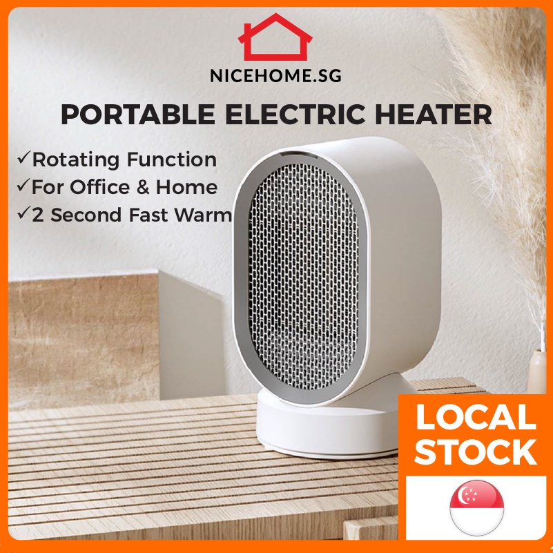 Xiaomi Youpin Douhe Portable Heater Electric Warmer Rotatable (For Office & Home) Hot Air Blower Fast Heat Function 600W