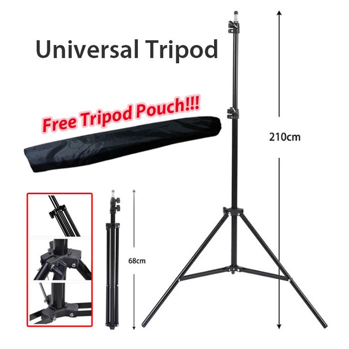 Clearance Multi-purpose & Universal Extendable to 2M  tripod Camera/Video/Projector/Fill Light/ Thermometer Stand