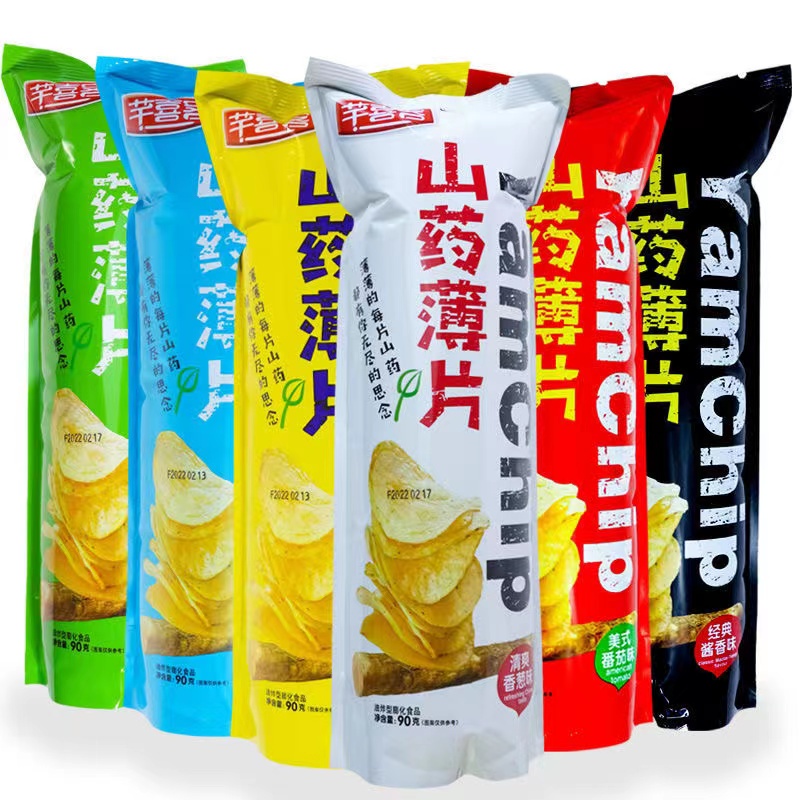 山药片 Yam Flakes Yam Chips Puffed Snack