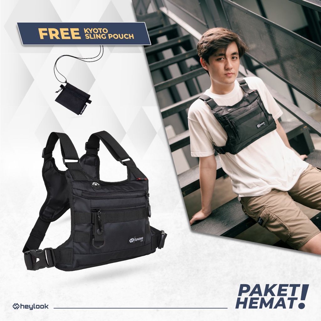 Heylook Official - Chest Bag Venom 2.0 Chest Bag Tactical Rig Bag Outdoor Waterproof