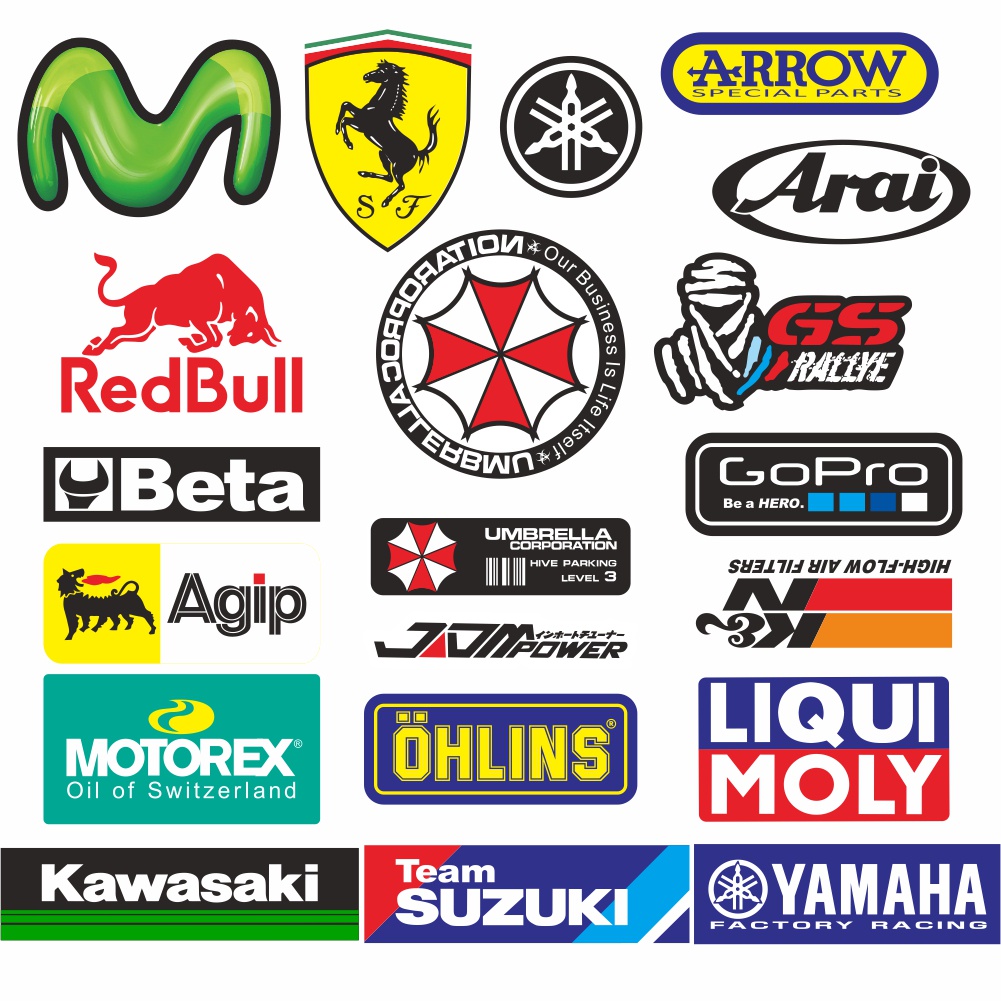 1Pcs Small size reflective sticker for motorcycle scooter electric car notebook and trunk decoration decals