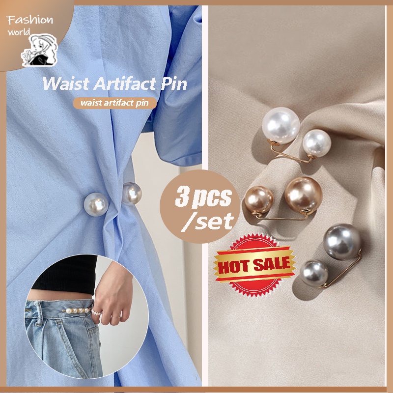 NEW (13 Styles)? Multipurpose Waist Artifact Pin Anti-glare Brooch Buckle Jeans Button ,  Fashion Korean  Brooch Set Multipurpose Pin