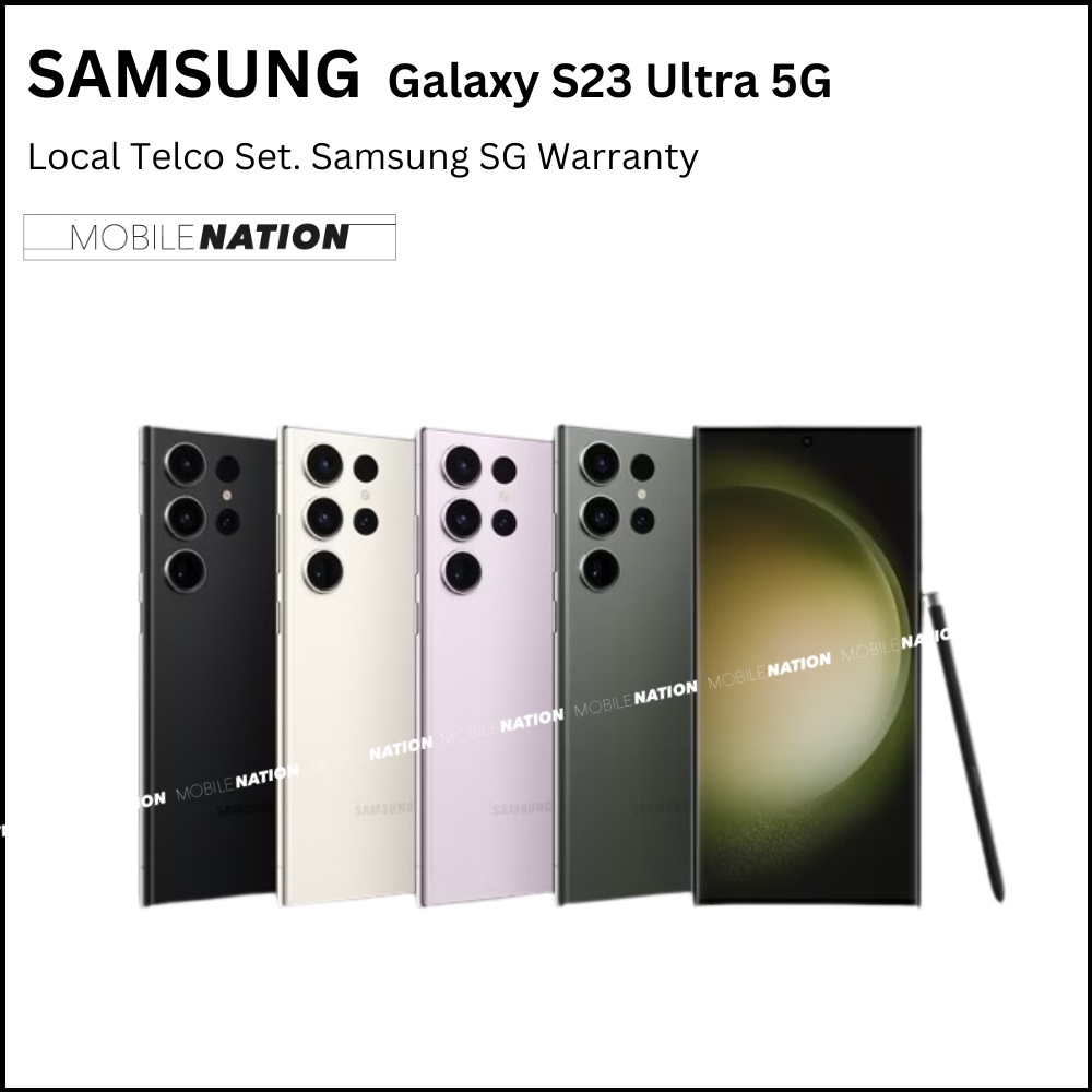 Samsung Galaxy S23 | S23 + S23 Plus | S23 Ultra 5G | S22 Plus 256GB | S22 Ultra 5G | 1 Year Samsung Singapore Warranty