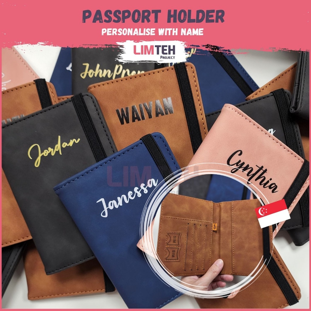 Personalised Leather Passport Holder | Passport cover leather| Passport wallet | Passport case | Christmas Gift