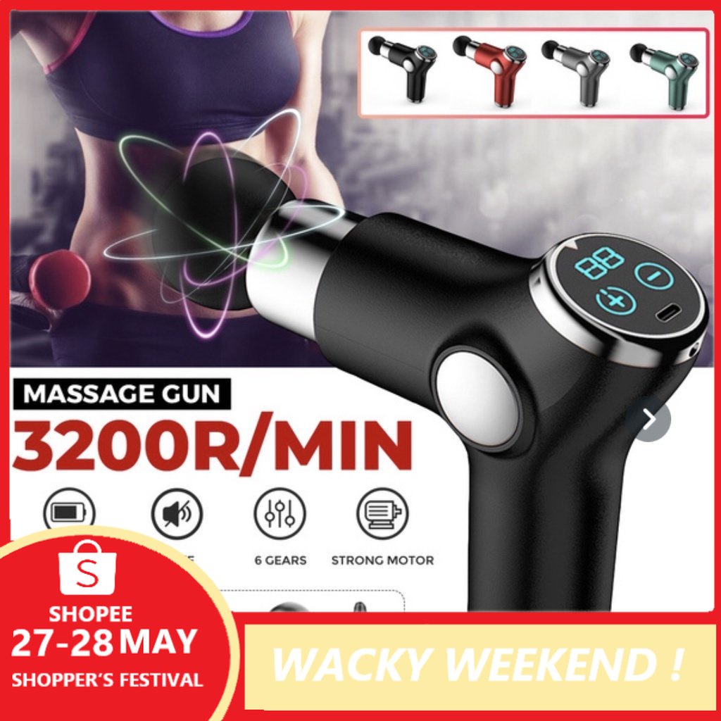 Mini Muscle Massage Gun 32 Speed Vibration Massager Body Deep Pain Relief Fascial Gun Vibrator Mother Mothers Day Gift