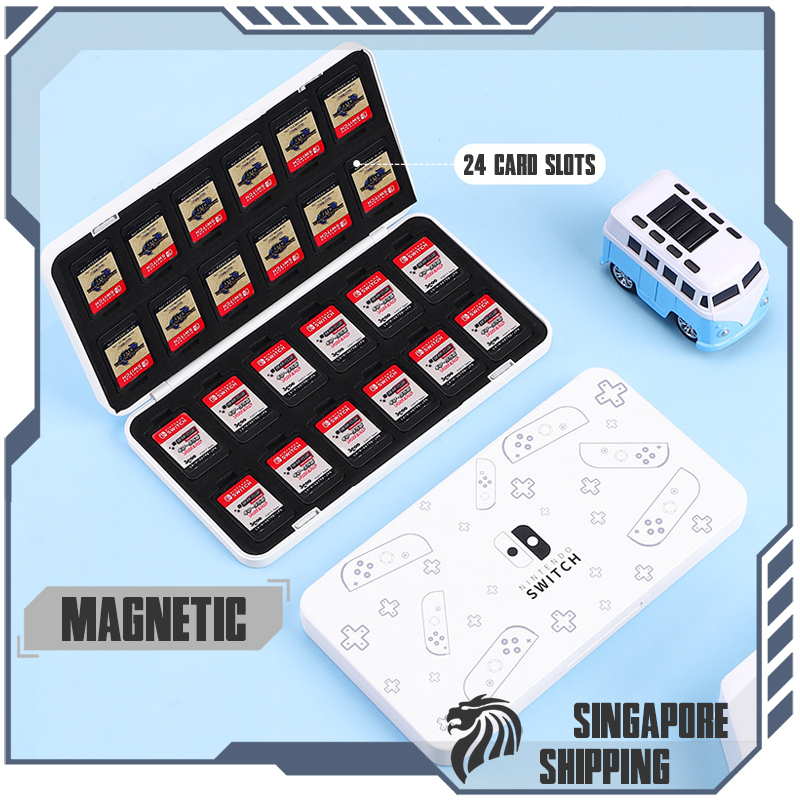 [SG READY STOCK] For Nintendo Switch Game Card Case Magnetic Protection Cover Switch/Oled Cassette Storage Box