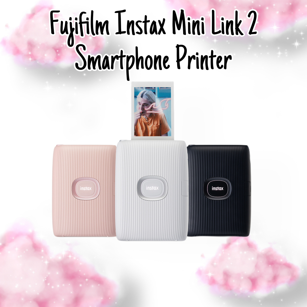 Fuji Instax Mini Link 2 Printer Instant Print From Smartphone 1 Year Local Warranty/local set
