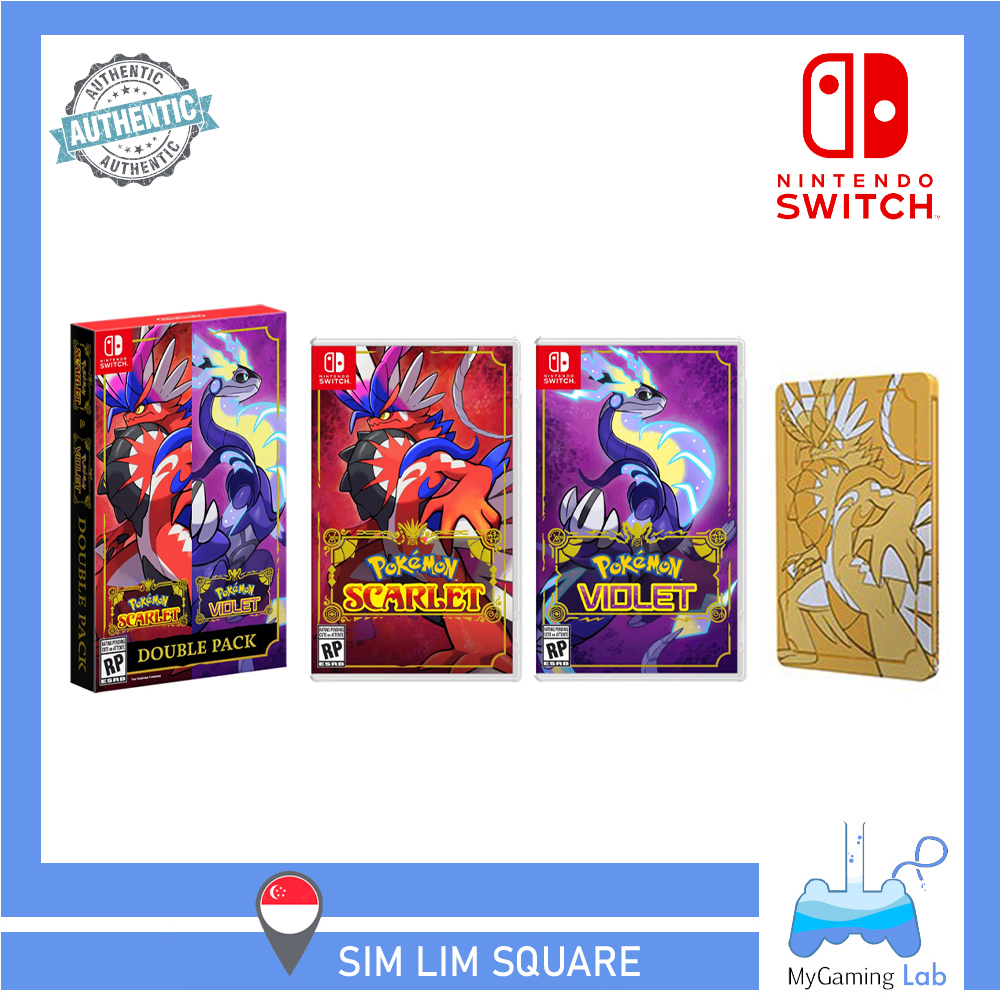 [SG] Nintendo Switch Games Pokemon Scarlet / Violet / Double Pack (MDE-US)