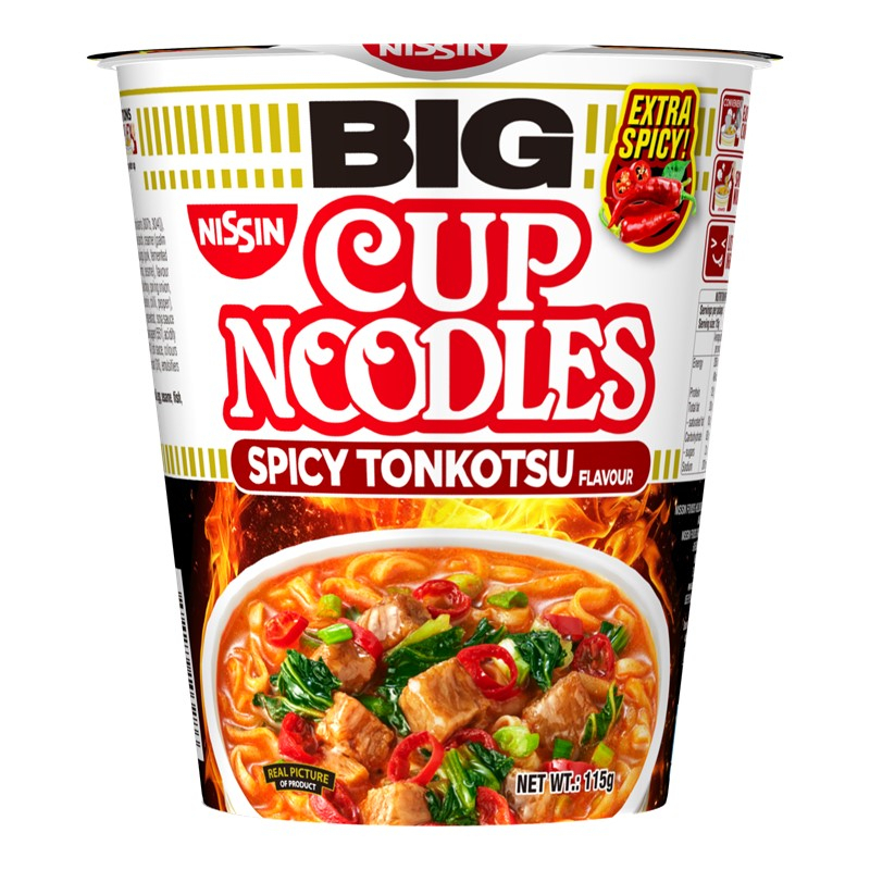 Nissin Cup Noodles Big Spicy Tonkotsu Flavour 115g