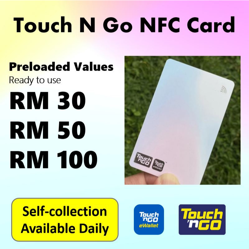 Enhanced Touch n Go NFC 2023 Card ?local seller? Sliver Logo Edition (TNG Touch and Go)