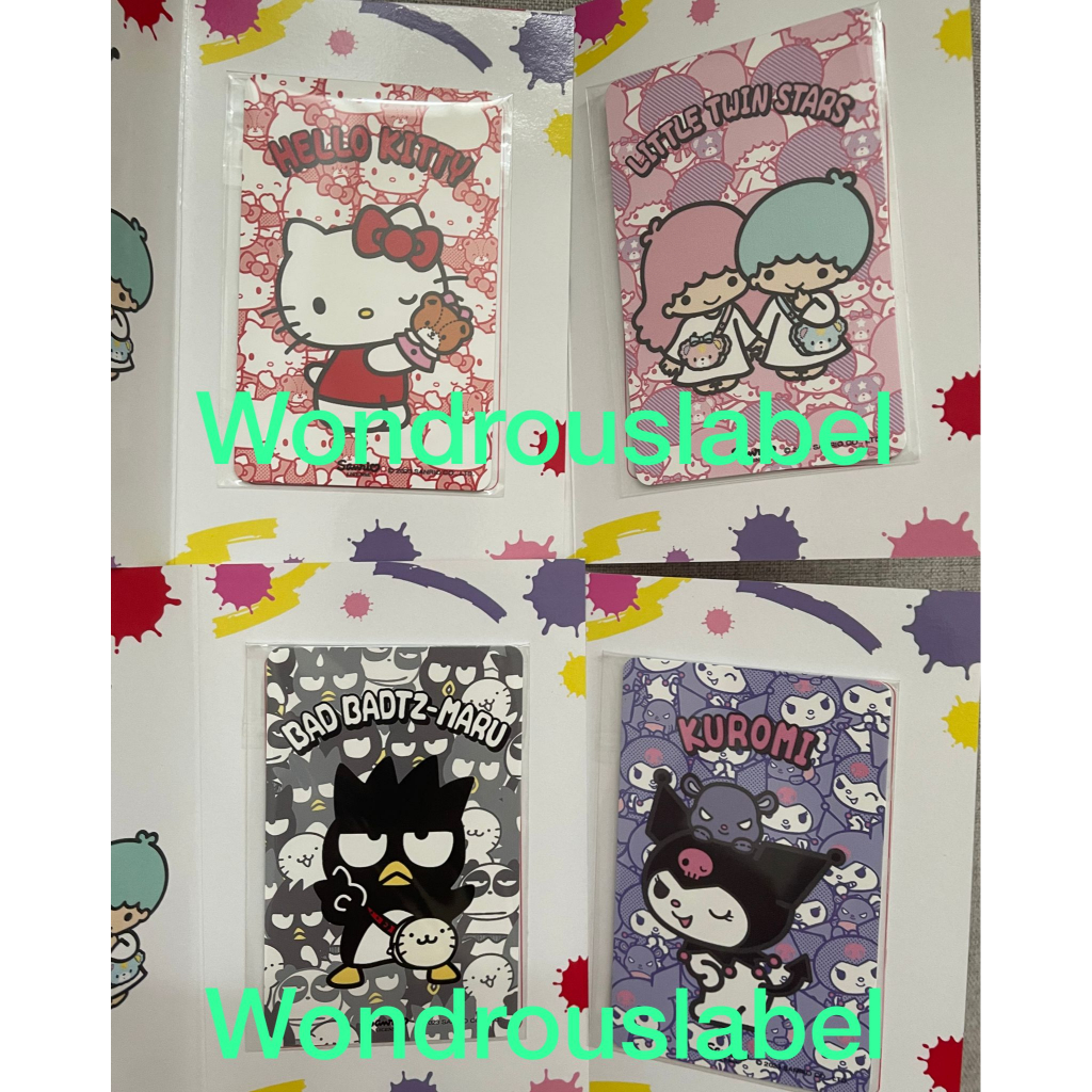 Sanrio characters Ushiro Blind Pack EZ-Link hello kitty little twin stars bad badtz maru kuromi ezlink card