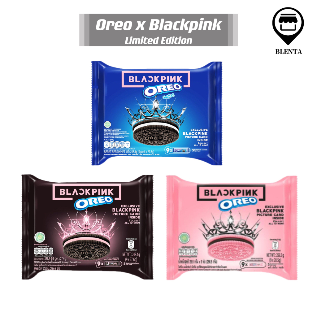 [Bundle of 2]Oreo x Blackpink Series Original/Chocolate/Strawberry Limited Edition?SG READY STOCK?Biscuit Crackers