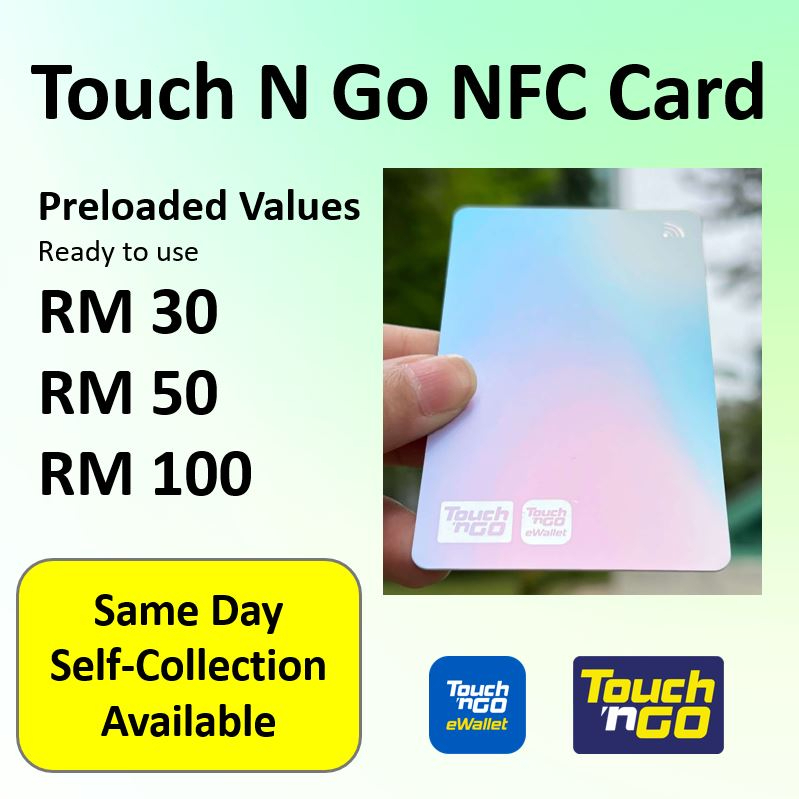 ?SG READY STOCK Touch n Go Card Malaysia (2023 NFC Enhanced / Non-NFC)