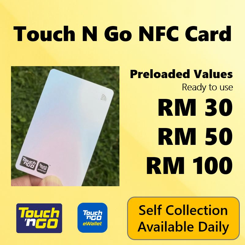 ?SG Seller! 2023 Enhanced Touch n Go Card TNG NFC Malaysia card (Self Top up using ewallet app)