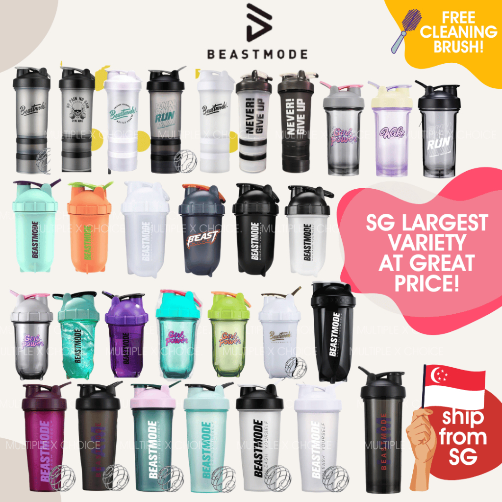 BEASTMODE Protein Shaker Water Bottle (Various Models)