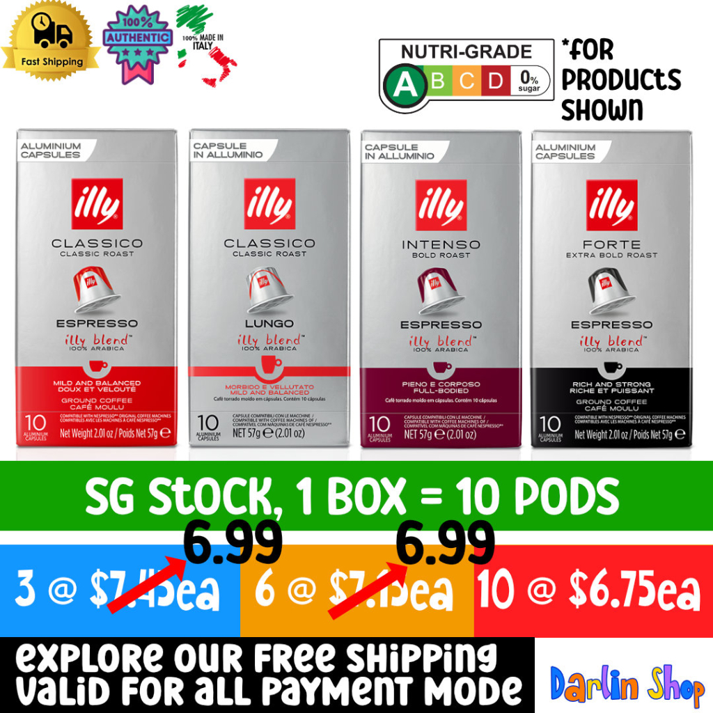 ILLY coffee, nespresso compatible capsules (10 pcs/box)