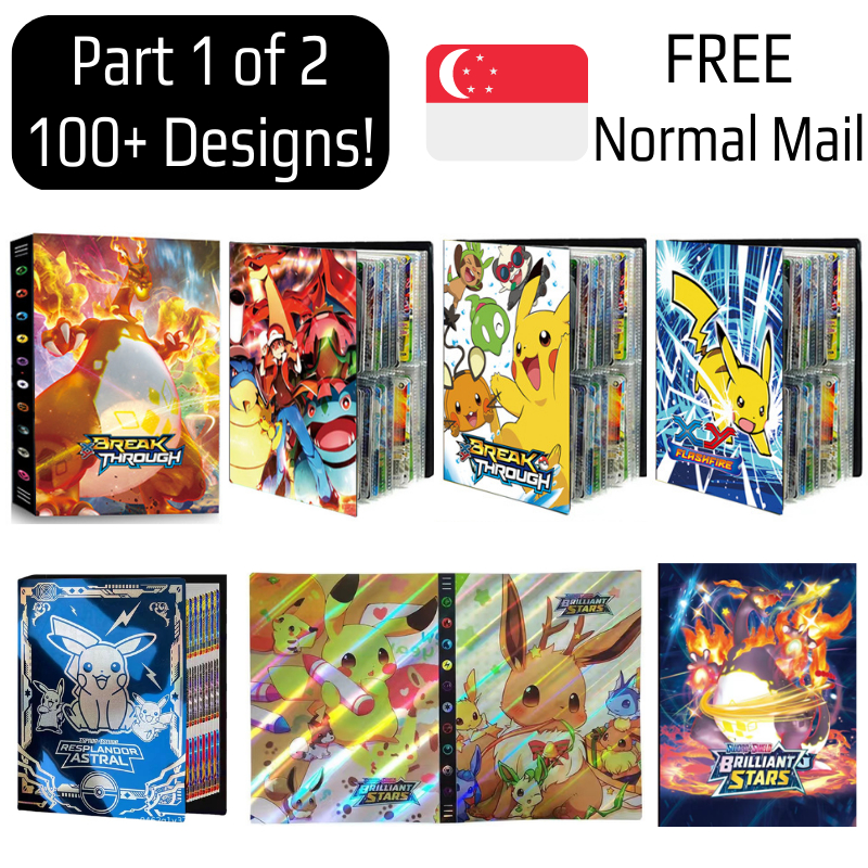 ?? 240/432Pcs Pokemon Trading Cards Album TCG Card Holder Binder Booklet 4 / 9 Pocket Charizard Pikachu