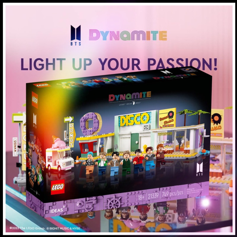 (Ready Stock) LEGO Ideas 21339 BTS Dynamite music video