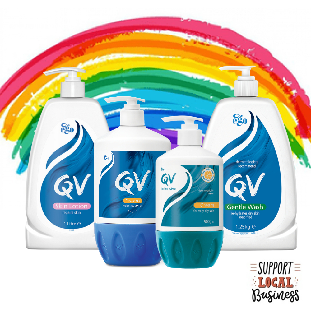 [Crazy Sale] QV Cream 500g | 1kg with Pump - Suitable for Sensitive skin | QV Skin Lotion | Intense Cream | Gentle Wash