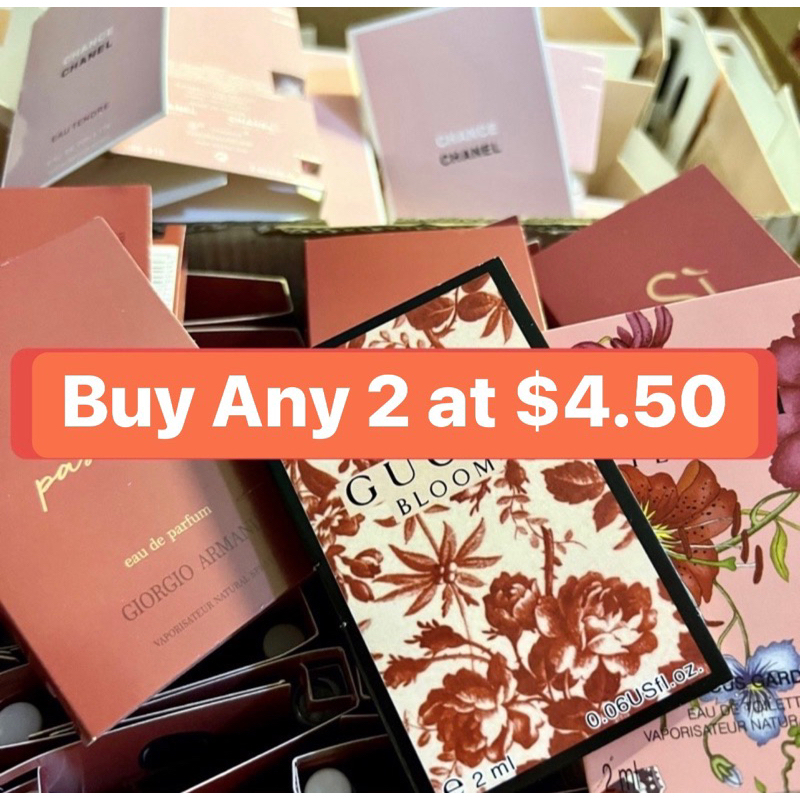 Perfumes sample 2 ml [SG Ready stock]