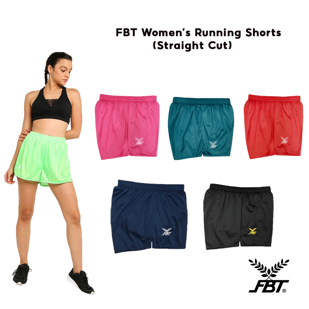 FBT Women's Running Shorts Straight Cut #011C/#011B