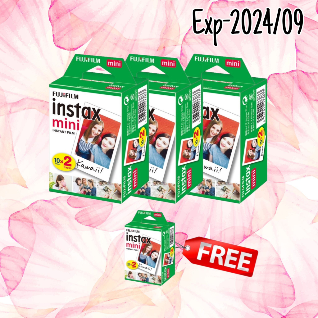 Fujifilm Instax Mini Film Color Instant Photo - For mini 8 9 11 40 Link 2 Liplay EVO Exp-09-2024