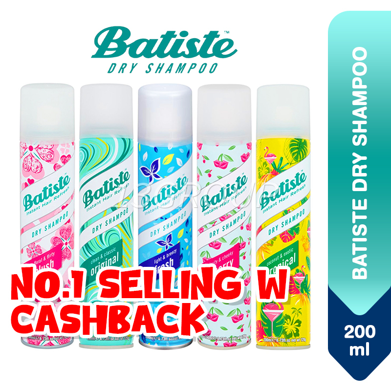 Batiste Dry Shampoo, 50ml-200ml
