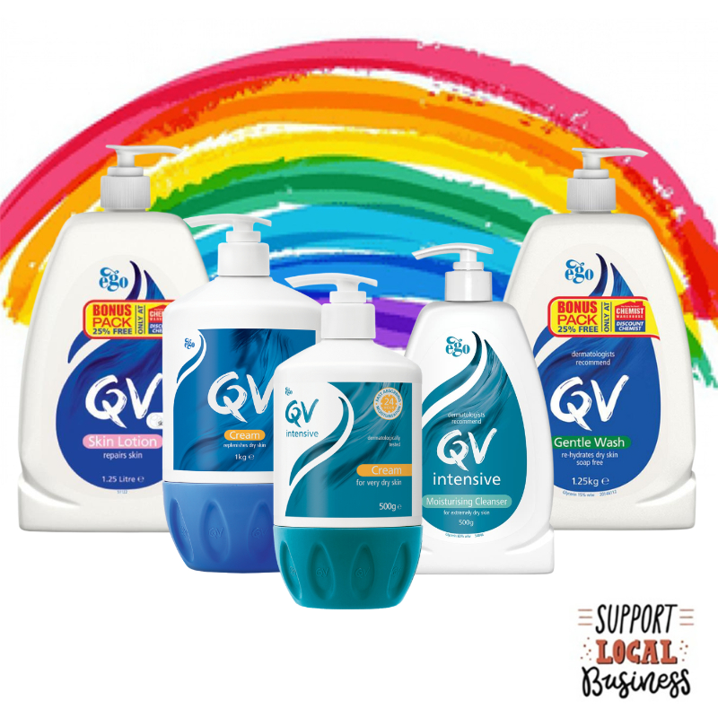 [Crazy Sale] QV Cream 500g | 1kg with Pump - Suitable for Sensitive skin | QV Skin Lotion | Intense Cream | Gentle Wash