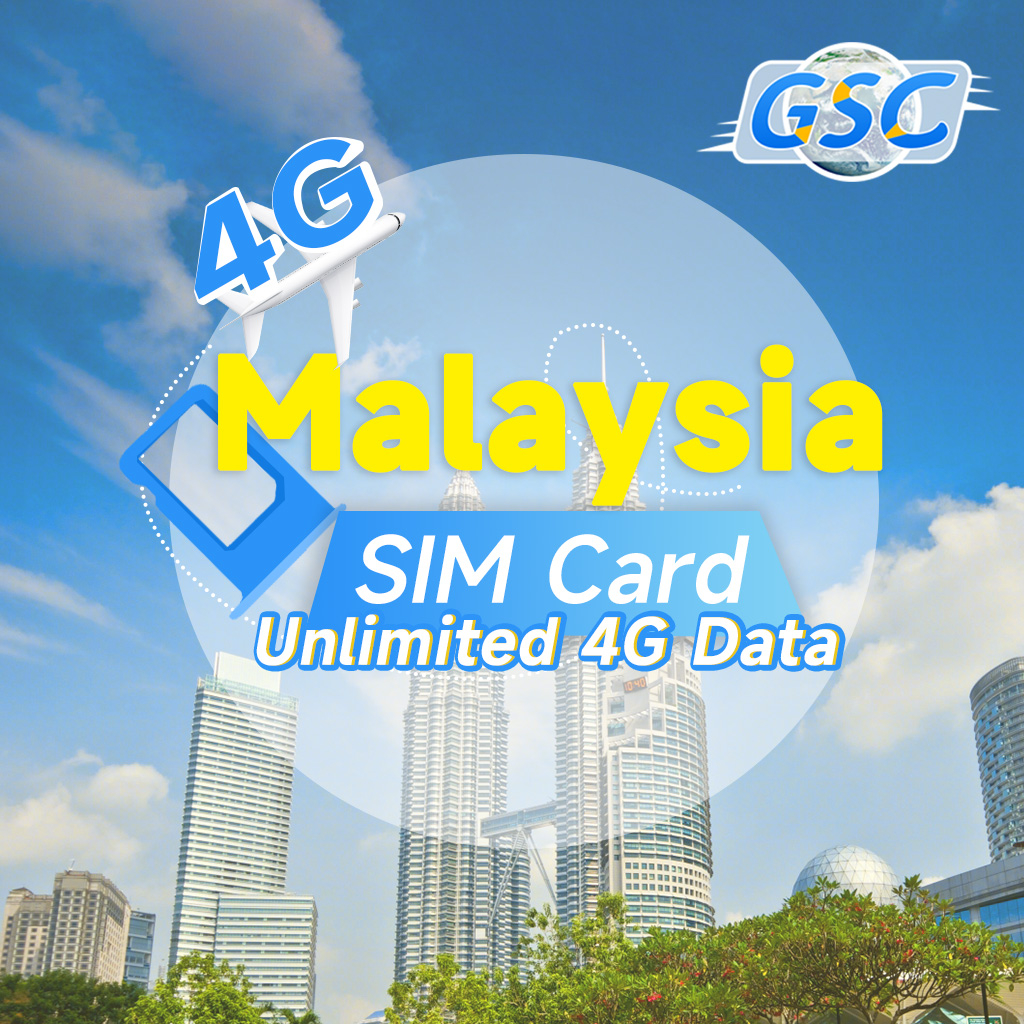 Malaysia sim card 1~10 Days 4G High Speed + unlimited data Prepaid SIM for travel Support eSIM
