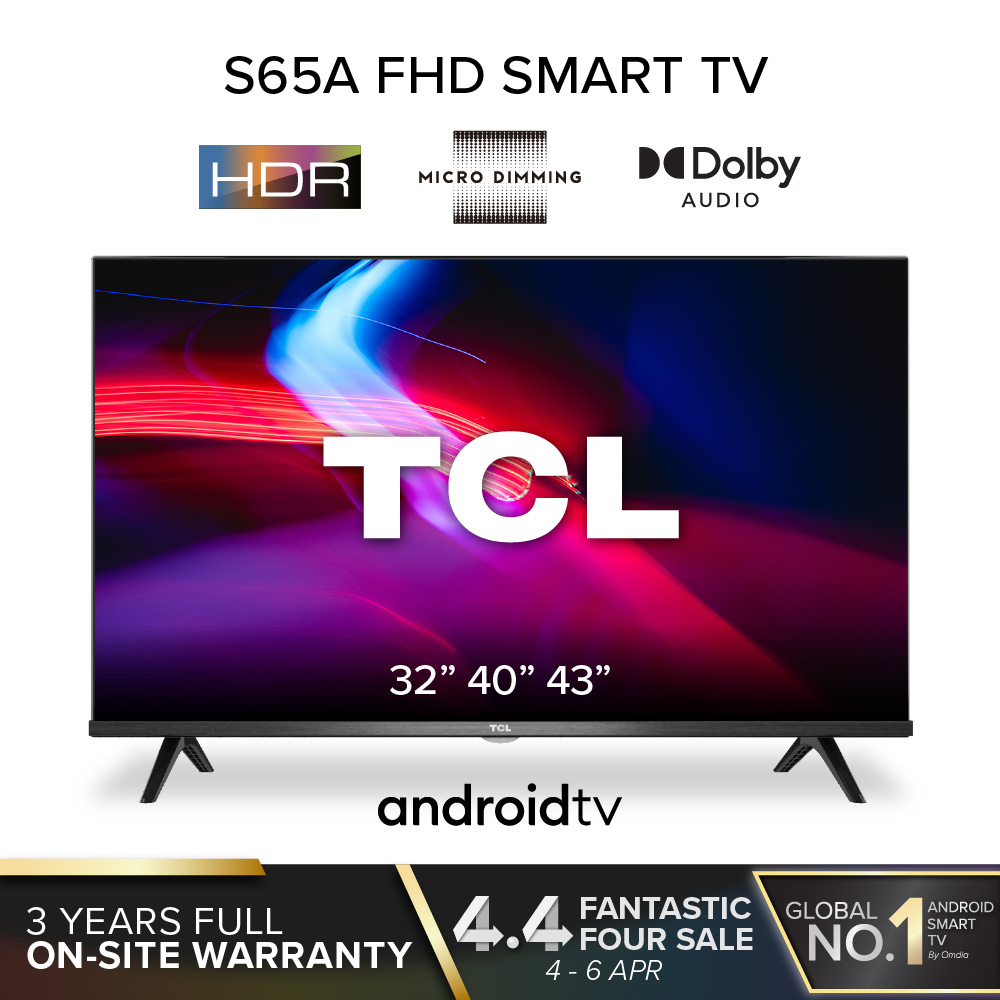 TCL S65A FHD Smart TV 32 40 43 inch FHD Smart TV | Android TV